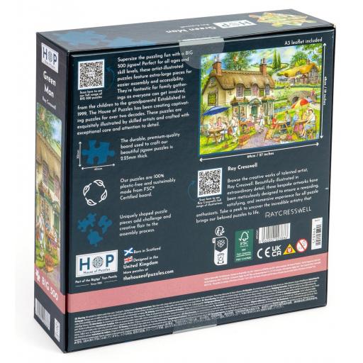 Puzzle Senior 500 Piezas Grandes XXL House Of Puzzles HP0397 POSADA GREEN MAN [2]