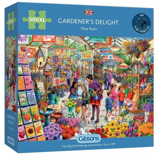 Puzzle Senior 500 Piezas Grandes XXL Gibsons G3548 LA DELICIA DEL JARDINERO [1]