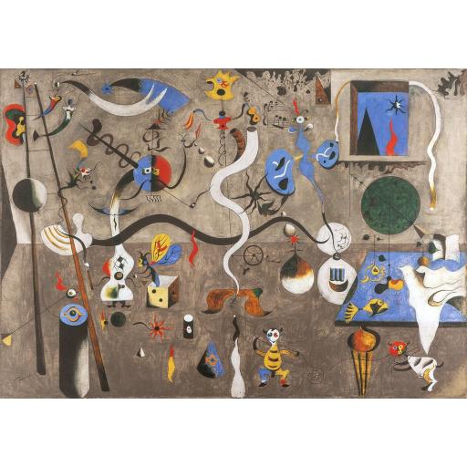 Puzzle de la Pintura EL CARNAVAL DE ARLEQUIN de Joan Miró 1000 Piezas Bluebird 60108