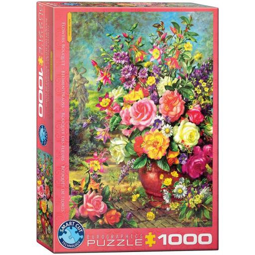 Puzzle 1000 Piezas EuroGraphics 6000-5883 BOUQUET DE FLORES , de Albert Williams [1]