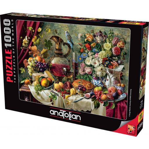 Puzzle de Bodegones 1000 Piezas ANATOLIAN 1144 BODEGON HOLANDES [1]