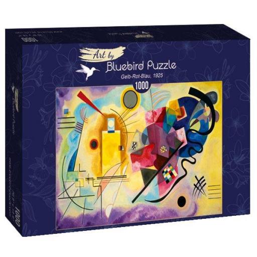 Puzzle de KANDINSKY Pintura AMARILLO, ROJO Y AZUL 1000 Piezas Bluebird 60036 [1]