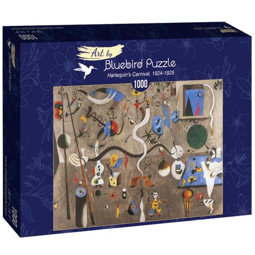 Puzzle de la Pintura EL CARNAVAL DE ARLEQUIN de Joan Miró 1000 Piezas Bluebird 60108 [1]