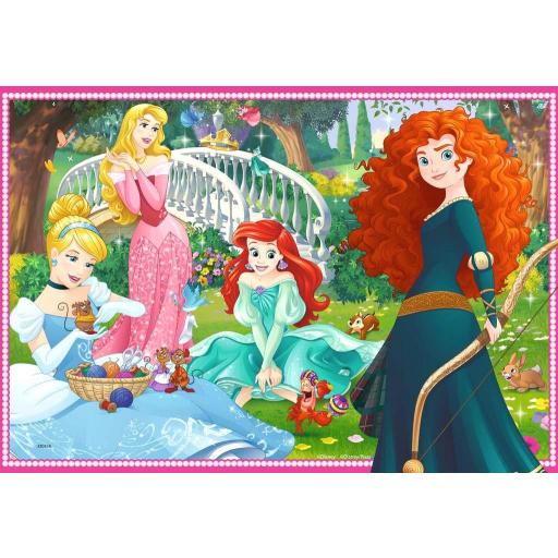 Puzzle Infantil 2 x 12 Piezas Ravensburger 07620 EN EL MUNDO DE LAS PRINCESAS DISNEY [2]