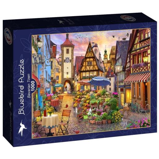 Puzzle de Turismo y Viajes 1000 Piezas Bluebird 91011 CIUDAD BAVARA , de David Maclean [1]