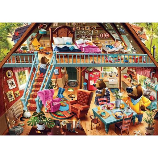 Puzzle de Cuentos Infantiles 1000 Piezas Ravensburger 12000423 RICITOS DE ORO Y LOS TRES OSOS , de Dean MacAdam