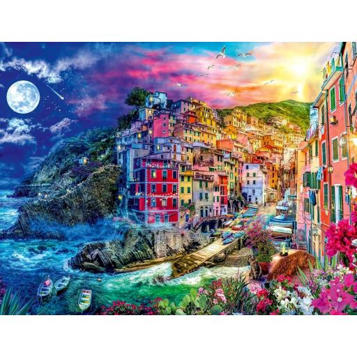 Puzzle Paisajes Italianos 2000 Piezas Ravensburger 12000803 COLORIDAS CINQUE TERRE , ITALIA