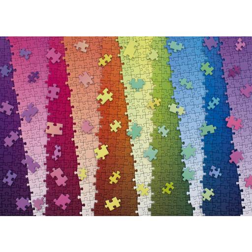 Puzzle Colorido 1000 Piezas Ravensburger 12001027 COLORES SOBRE COLORES , de KAREN PUZZLES