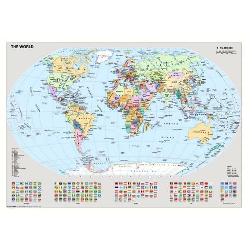 Puzzle de Mapas del Mundo 1000 Piezas Ravensburger 15652 MAPAMUNDI POLITICO