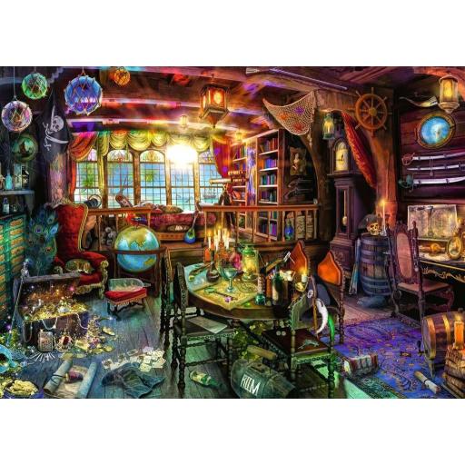 Puzzle Fantasia 1000 Piezas Ravensburger 16755 LA VIDA DEL PIRATA , de Aimee Stewart