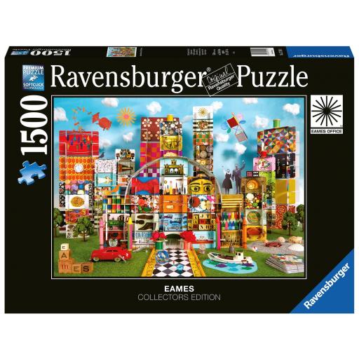 Puzzle 1500 Piezas Ravensburger 17191 EAMES HOUSE OF CARDS FANTASY [1]