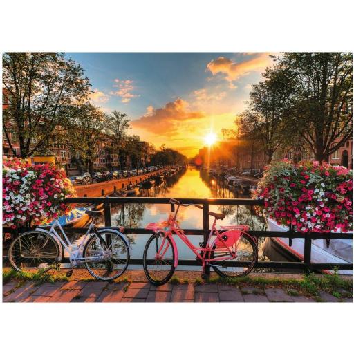 Puzzle de Paisajes 1000 Piezas Ravensburger 19606 BICICLETAS EN AMSTERDAM  [0]