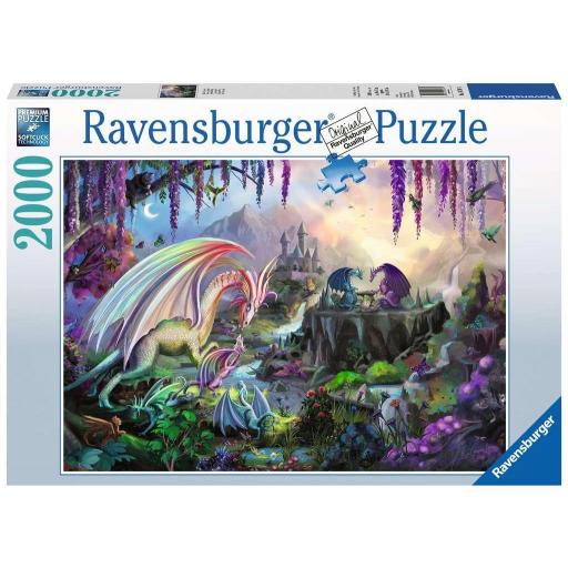 Puzzle de Dragones y Fantasía 2000 Piezas Ravensburger 16707 Valle del Dragón [1]
