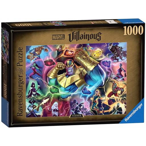 Puzzle de Super Heroes y Villanos 1000 Piezas Ravensburger 16904 THANOS - Colección Puzzles Marvel Villainous [1]