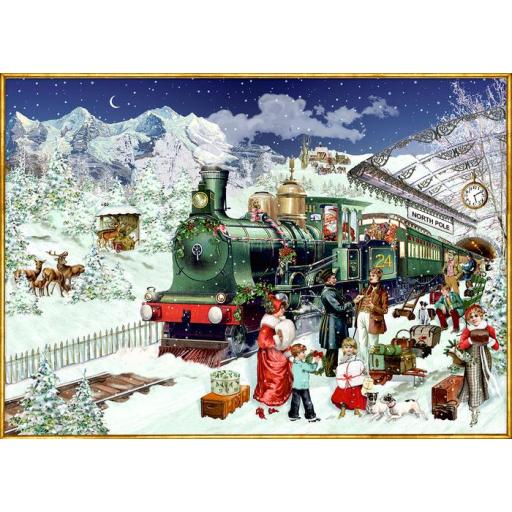 Puzzle Navideño 1000 Piezas Coppenrath die Spiegelburg 72464 TREN NOSTALGICO DE NAVIDAD [1]