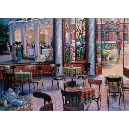 Puzzle Retro y Vintage Cafes y Cafeterias Antiguas de Paris 1000 Piezas Ravensburger 16449 PAUSA PARA EL CAFÉ