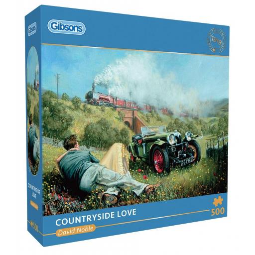 Puzzle Romantico 500 Piezas Gibsons G3155 AMOR EN LA CAMPIÑA [1]