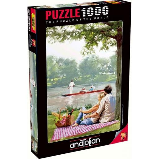 Puzzle Romantico 1000 Piezas ANATOLIAN 1137 PICNIC JUNTO AL RIO [1]