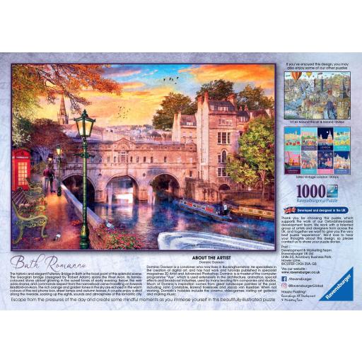 Puzzle 1000 Piezas Ravensburger 16955 NOCHE ROMANTICA EN BATH , de Dominic Davison [2]