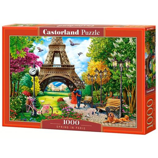 Puzzle 1000 Piezas Castorland 104840 PRIMAVERA EN PARIS [1]