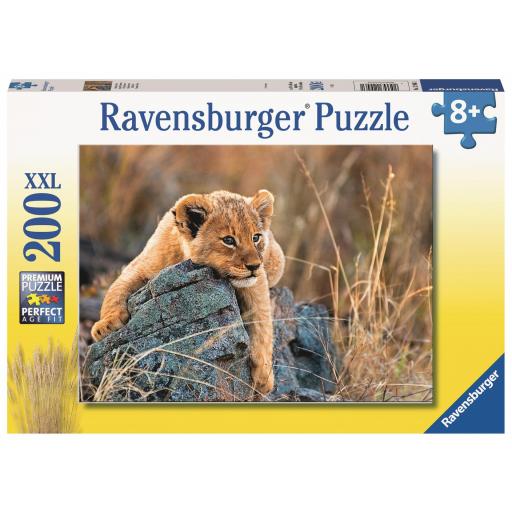 Puzzle Infantil de Leones 200 Piezas XXL Ravensburger 12946 PEQUEÑO LEON [1]