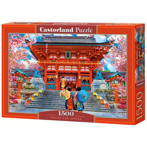 Puzzle 1500 Piezas Castorland 152025 ALABANZA A LA PRIMAVERA EN JAPON [1]