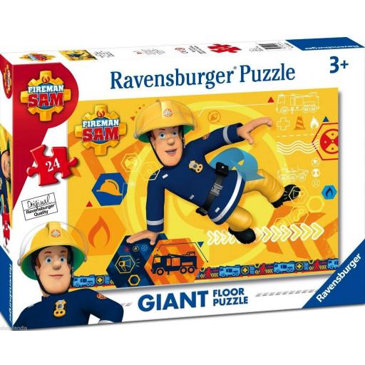Puzzle Infantil SAM EL BOMBERO 24 Piezas Extra Grandes - Ravensburger 05446