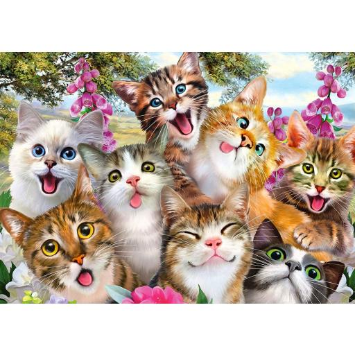 Puzzle de Gatitos 500 Piezas Schmidt 58391 SELFIE DE GATOS