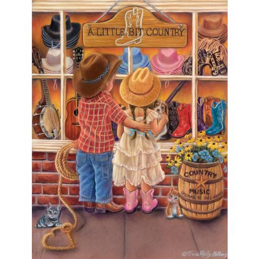 Puzzle Senior 500 Piezas Grandes SunsOut 35865 UN POCO DE COUNTRY [0]