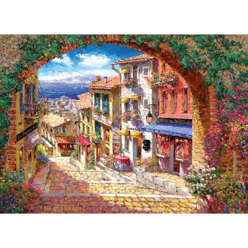 Puzzle Senior Paisajes 500 Piezas Grandes XXL Cobble Hill 45084 ARCO EN CAGNES , FRANCIA