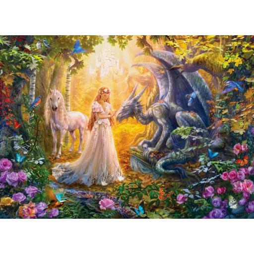 Puzzle Senior 500 Piezas Grandes XXL Eurographics 6500-5458 EL JARDIN DE LA PRINCESA