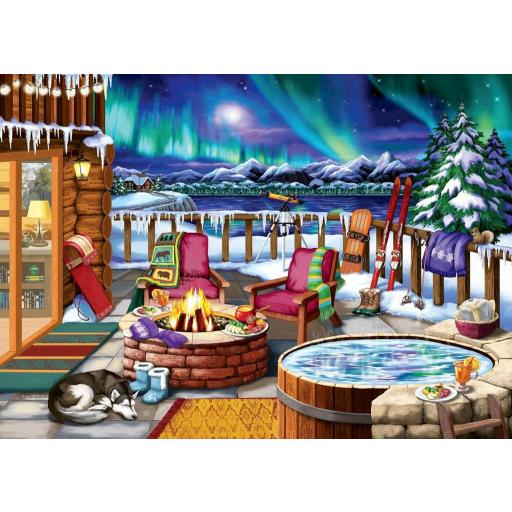 Puzzle Senior 500 Piezas Grandes XL Ravensburger 16791 AURORA BOREAL 