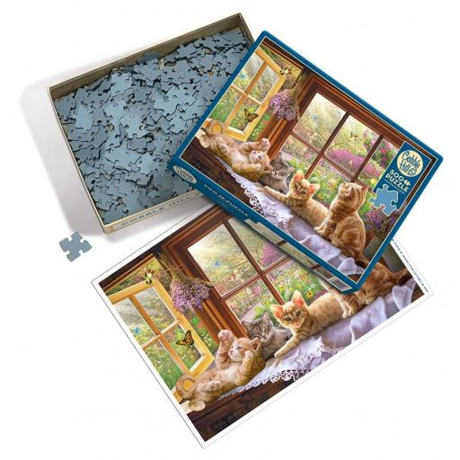 Puzzle Senior Gatos y Gatitos 500 Piezas Grandes XXL Cobble Hill 45082 RAYO DE SOL [2]