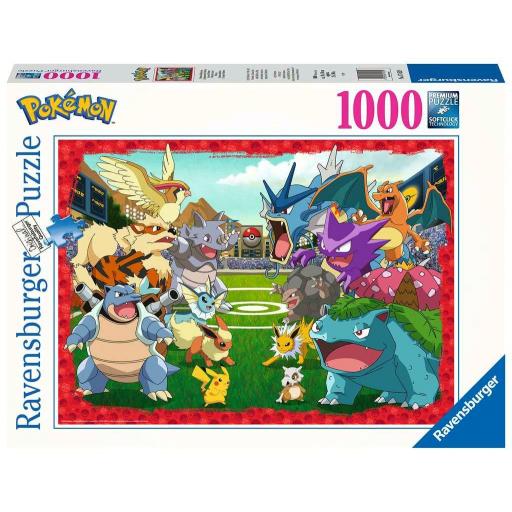 Puzzle con Pikachu 1000 Piezas Ravensburger 17453 POKEMON [1]