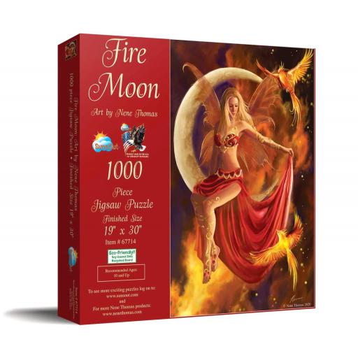 Puzzle de Hadas Estilo Gotico 1000 Piezas SunsOut 67714 LUNA DE FUEGO de Nene Thomas [1]