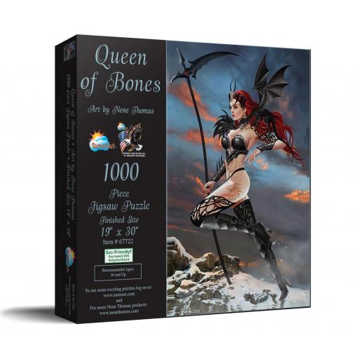 Puzzle Gotico 1000 Piezas SunsOut 67722 LA REINA DE LOS HUESOS , de Nene Thomas [1]