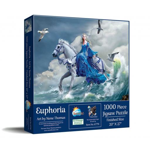 Puzzle Gotico de Hadas con Caballo 1000 Piezas SunsOut 67791 EUFORIA , de Nene Thomas [1]