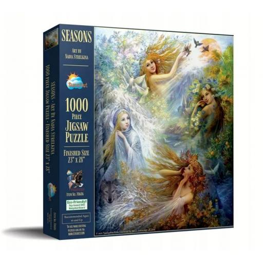 Puzzle de Hadas 1000 Piezas SunsOut 70606 LAS ESTACIONES [1]