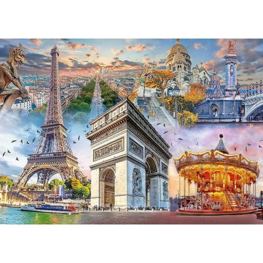 Puzzle Torre Eiffel 2000 Piezas Trefl 27125 Fin de Semana en Paris , Francia