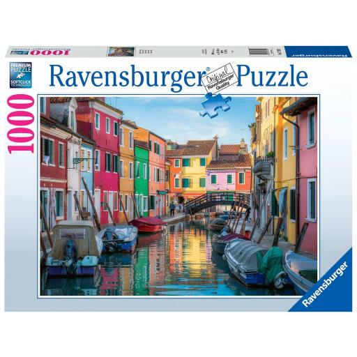 Puzzle 1000 Piezas Ravensburger 17392 BURANO , VENECIA , ITALIA [1]