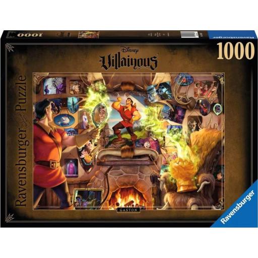 Puzzle Villanos Disney 1000 Piezas Ravensburger 16889 GASTON - Colección Puzzles Disney Villainous [1]