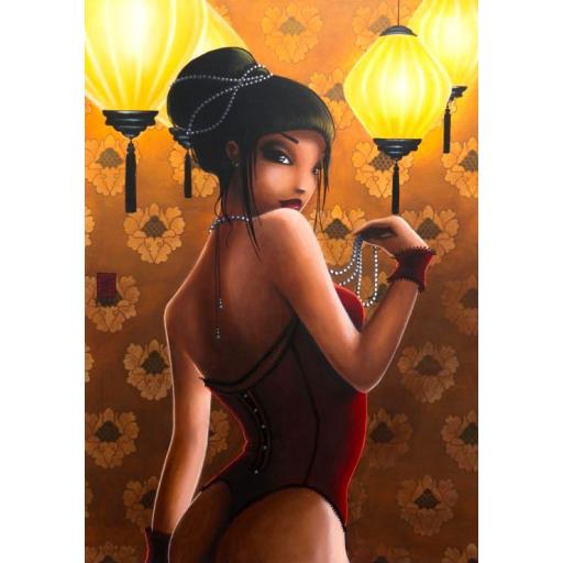 Puzzle Estilo Japonés Sensual y Erotico 1000 Piezas GRAFIKA S-01314 FAROLILLO CHINO de Misstigri [0]