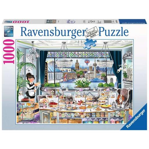 Puzzle de Londres 1000 Piezas Ravensburger 13985 LONDON TEA PARTY - Colección Wanderlust [1]