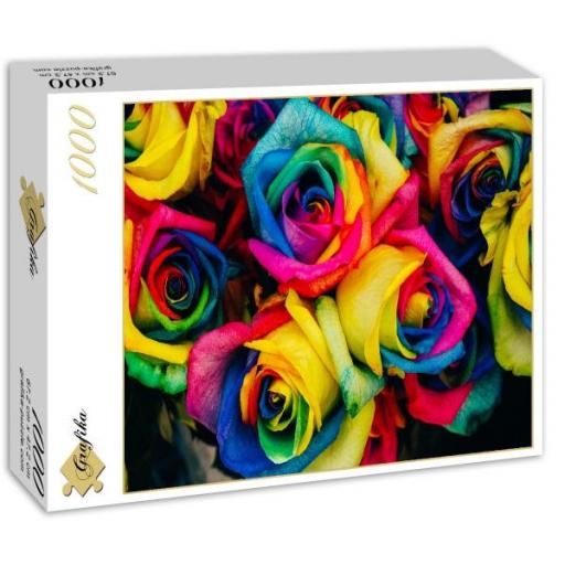 Puzzle de Flores 1000 Piezas GRAFIKA S-01484 RAMO DE ROSAS [1]