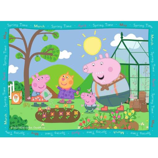 Puzzle Infantil PEPPA PIG 4 IN A BOX (12, 16, 20 y 24 piezas) Ravensburger 03114 [1]