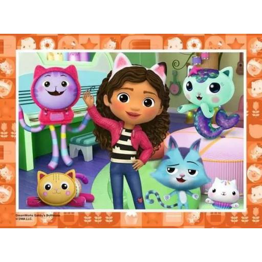 Puzzle Infantil LA CASA DE MUÑECAS DE GABBY 4 IN A BOX (12, 16, 20 y 24 piezas) Ravensburger 03143 [2]