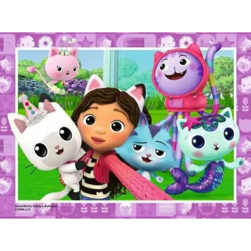 Puzzle Infantil LA CASA DE MUÑECAS DE GABBY 4 IN A BOX (12, 16, 20 y 24 piezas) Ravensburger 03143 [3]