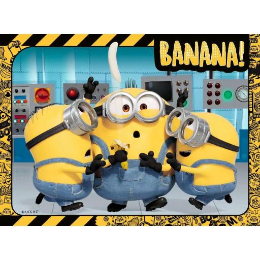 Puzzle Infantil MINIONS 4 IN A BOX (12, 16, 20 y 24 piezas) Ravensburger 05060 [1]