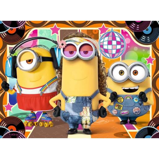 Puzzle Infantil MINIONS 4 IN A BOX (12, 16, 20 y 24 piezas) Ravensburger 05060 [3]