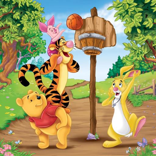 Puzzle Infantil Disney Winnie The Pooh 3 x 49 Piezas Ravensburger 05187 DIA DE LOS DEPORTES [1]